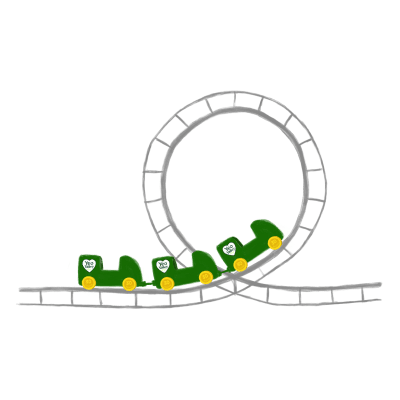 rollercoaster illustration